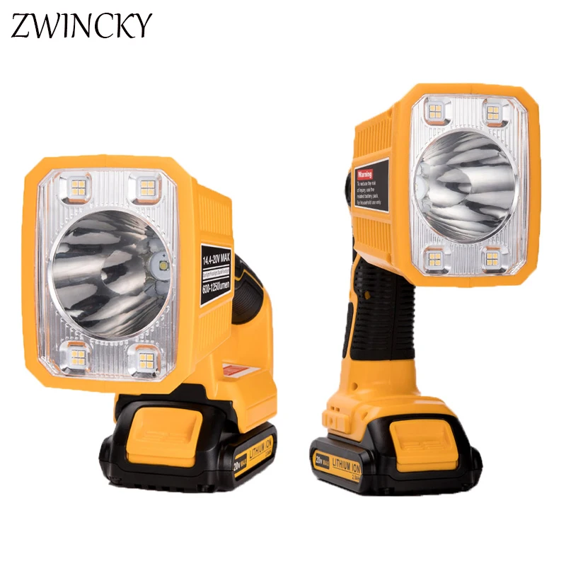 

Светодиодный рабочий светильник для Dewalt, литиевые аккумуляторы до 20 в, 18 Вт, 110 лм