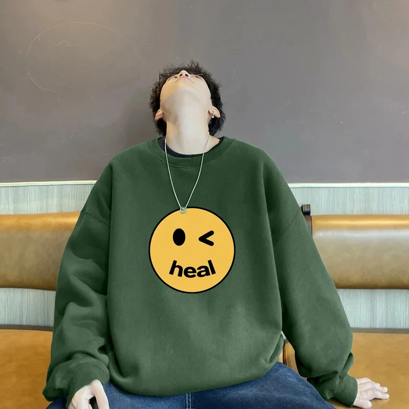 

Толстовка мужская с круглым вырезом, модная уличная одежда в стиле хип-хоп, повседневный свитшот, пуловеры, футболка с длинным рукавом, весна-осень