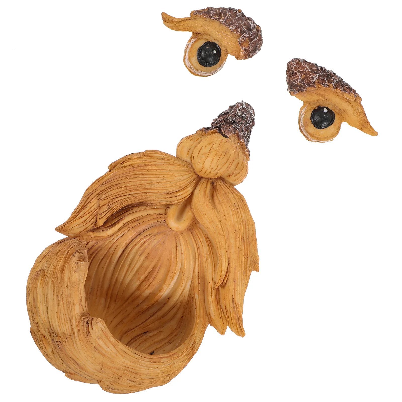 

1 Набор, фидер для птиц на лице дерева, со светящимися глазами в темноте