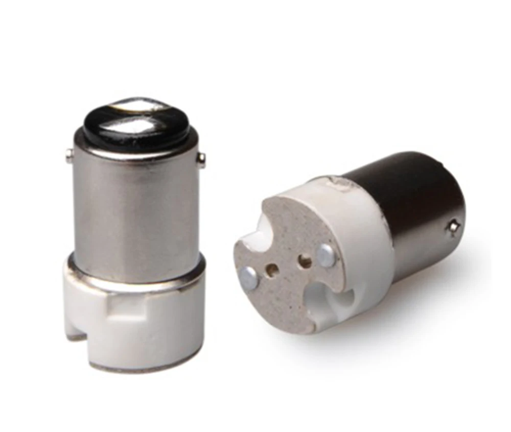 2шт BA15D к MR16 светильник адаптер гнездо BA15D к MR16 держатель лампы конвертер, CE Rohs