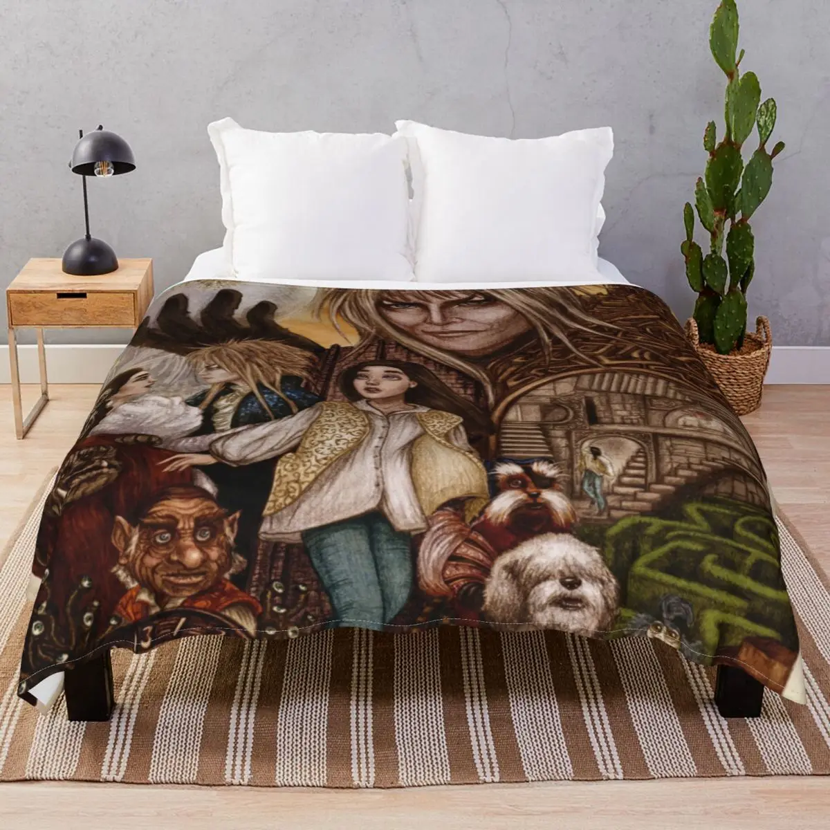 Labyrinth Blankets Fleece Autumn/Winter Soft Throw Blanket for Bedding Sofa Travel Cinema