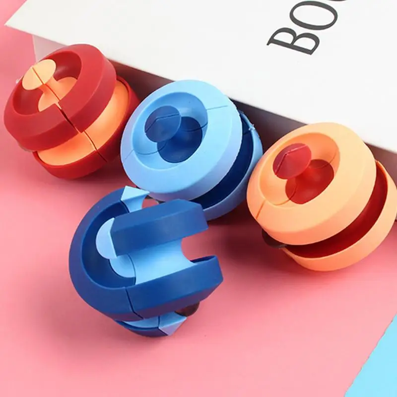 

Track Cube Marble Finger Gyro Puzzle Ball Finger Gyro Decompress Toy Creative Strange Intelligence Kids Fidget Stress Toys Gifts