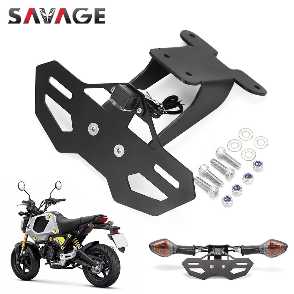 Держатель номерного знака для HONDA MSX 125 Grom 2021 2022 MSX125 CNC | Автомобили и мотоциклы