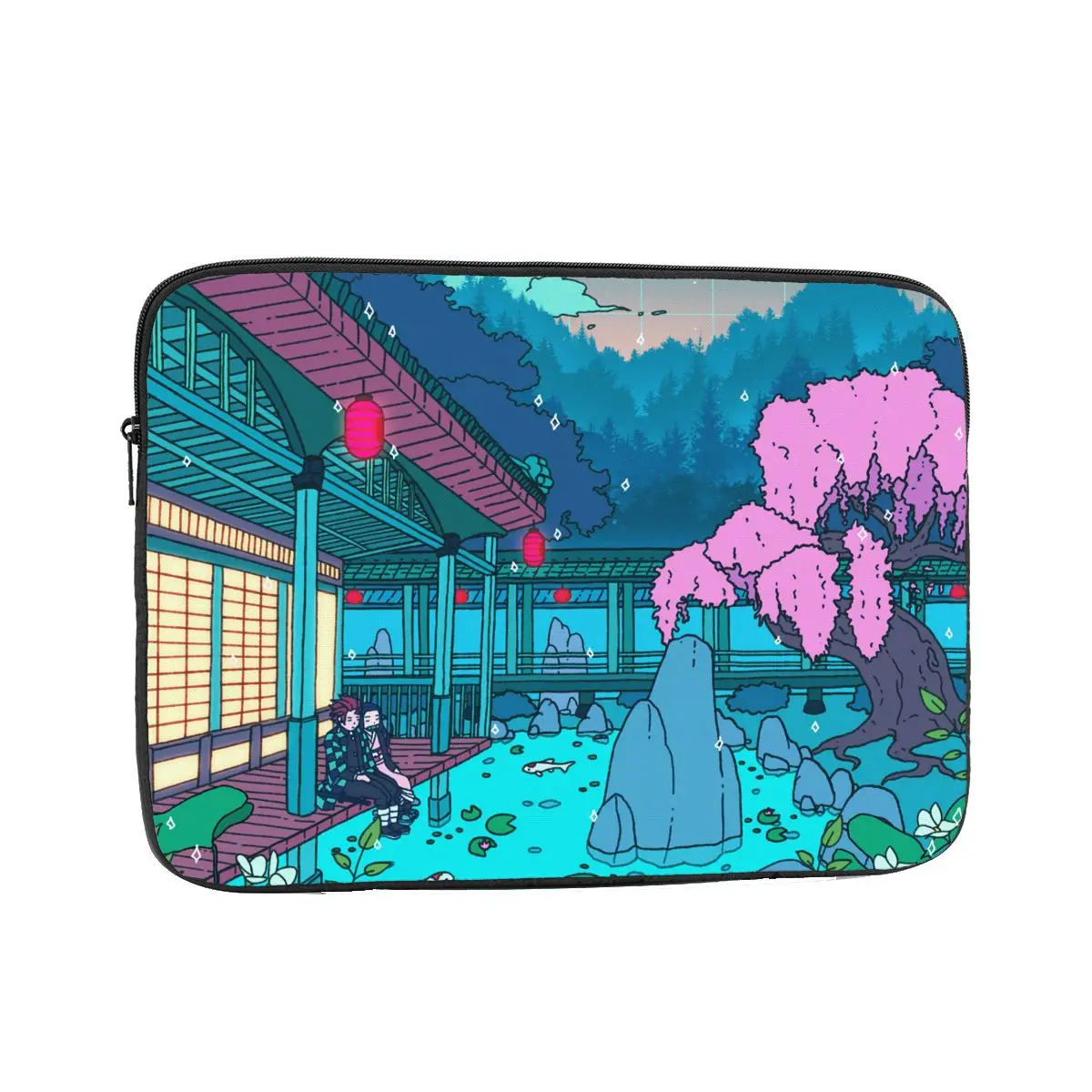 

Anime Manga City Night Laptop Sleeve Case 12 13 15 17 Inch Notebook Bag Case Shockproof Case Bag