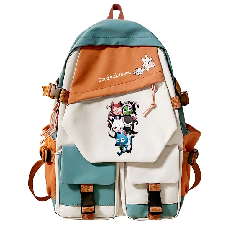 Детский рюкзак Fairy Tail повседневная сумка уличная дорожная с принтом аниме