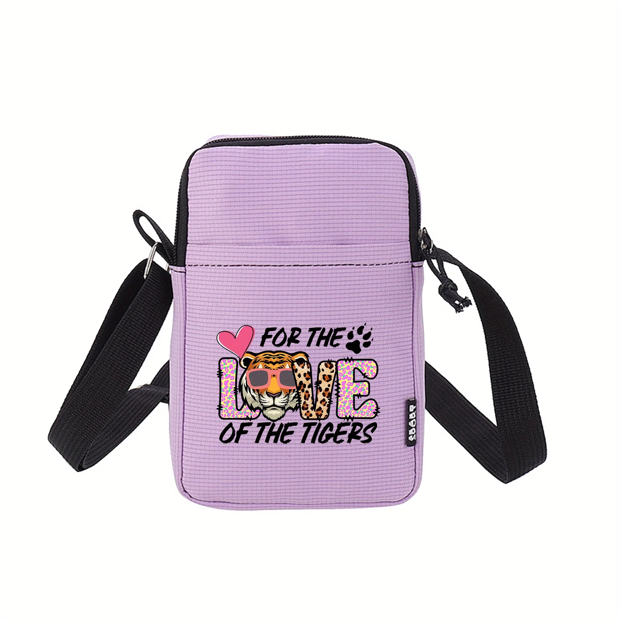 Мини-сумка Через Плечо В Тигровую Полоску Многофункциональный Кошелек Для