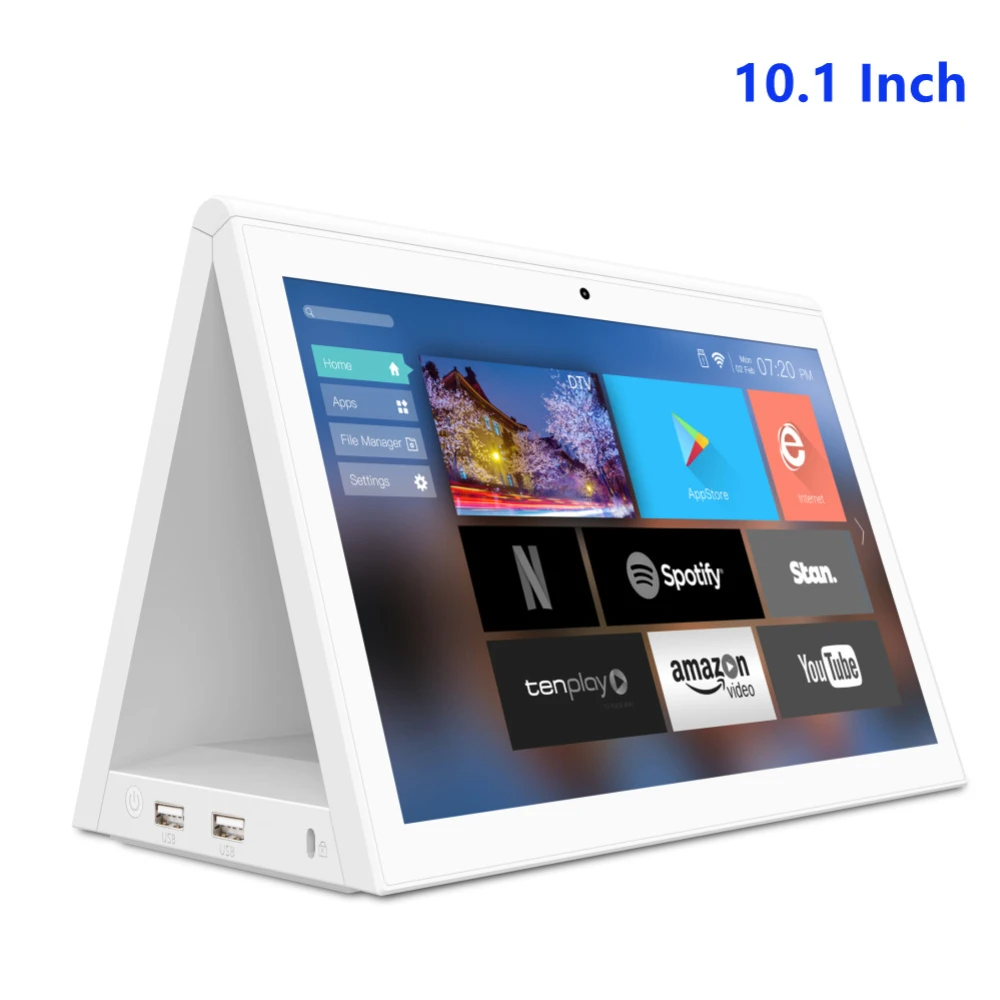 Original Dual Screen Tablets Pc Restaurant Digital Signage Android Display Indoor 10.1