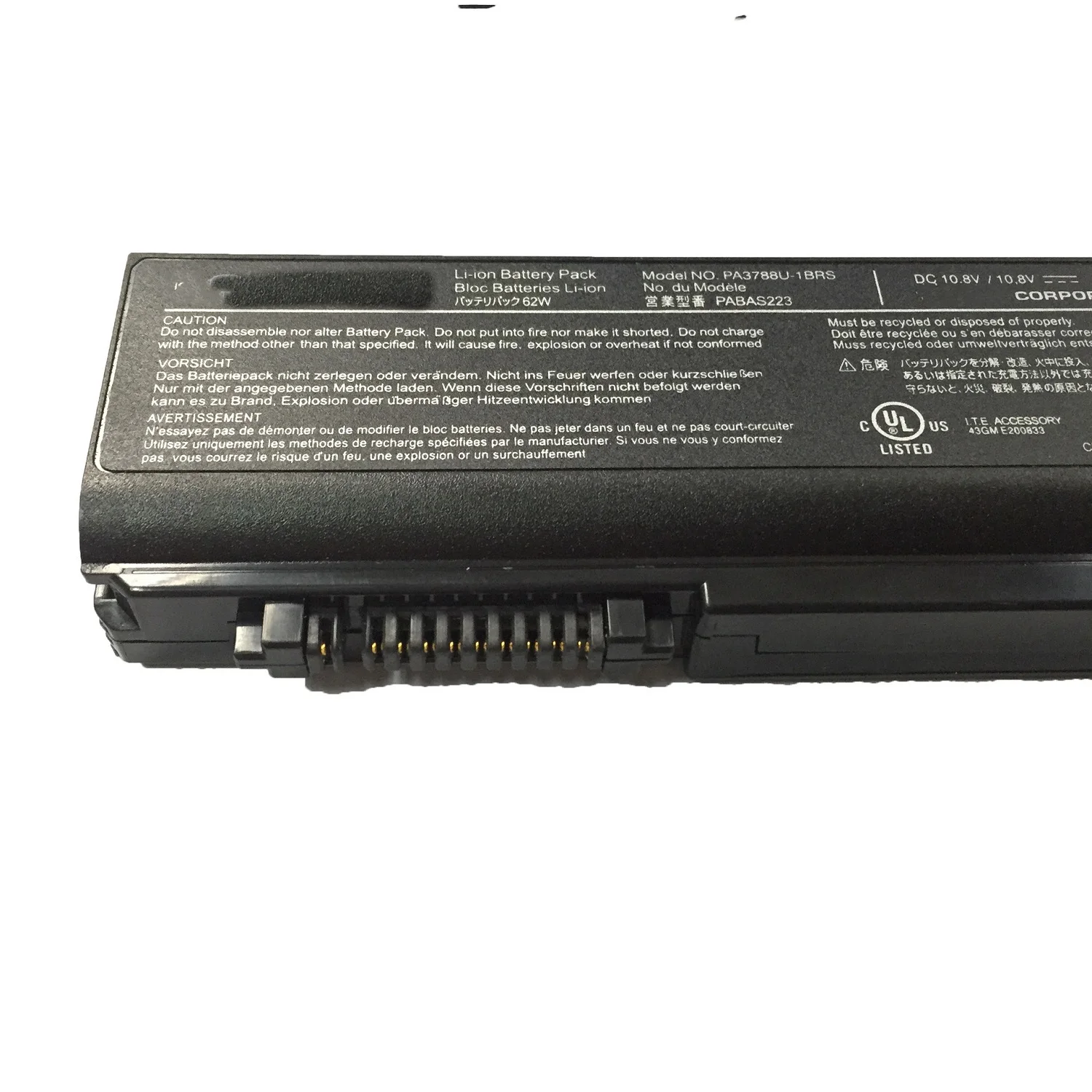 PA3788U-1BRS PABAS223 Аккумулятор для ноутбука Toshiba DynaBook Satellite L35 L40 L45 K40 B550 Tecra M11 A11 S11 S500 Series