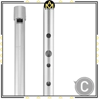 traditional irish whistle ireland flute metal tin whistle c penny whistle 6 holes flute chanter mini pocket wind instrument