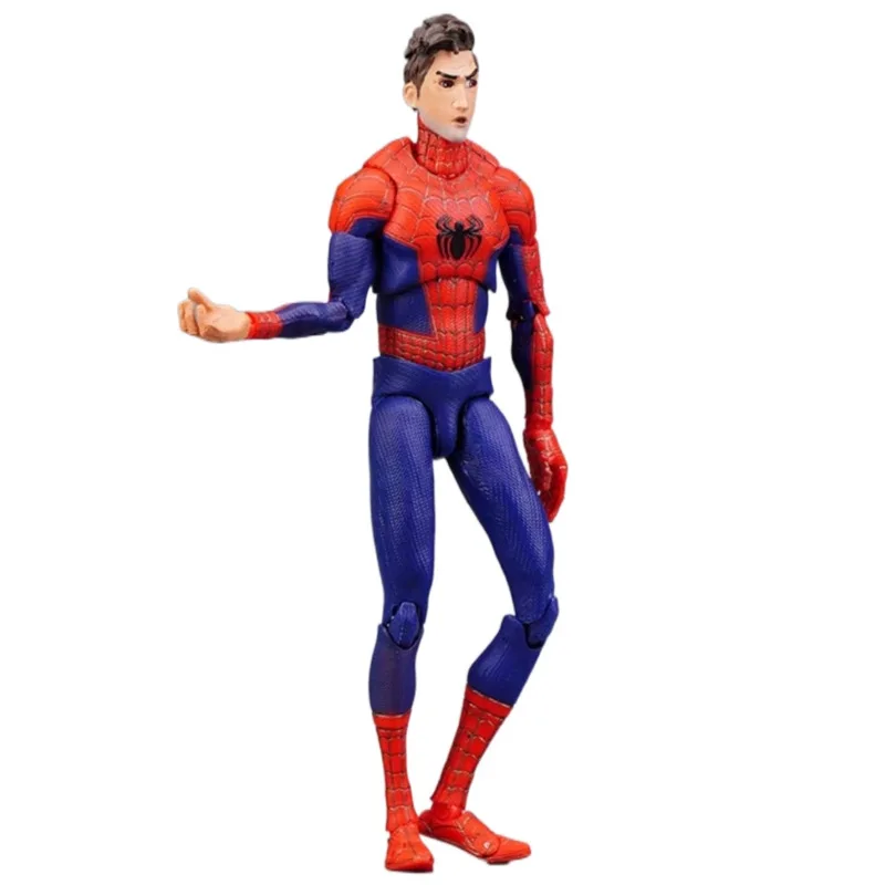 

Marvel Legends Spiderman Into The Spider-Verse Peter Parker Spider Man 1/12 16cm Gwen Anime Movie Model Miles Morales Kid Toys