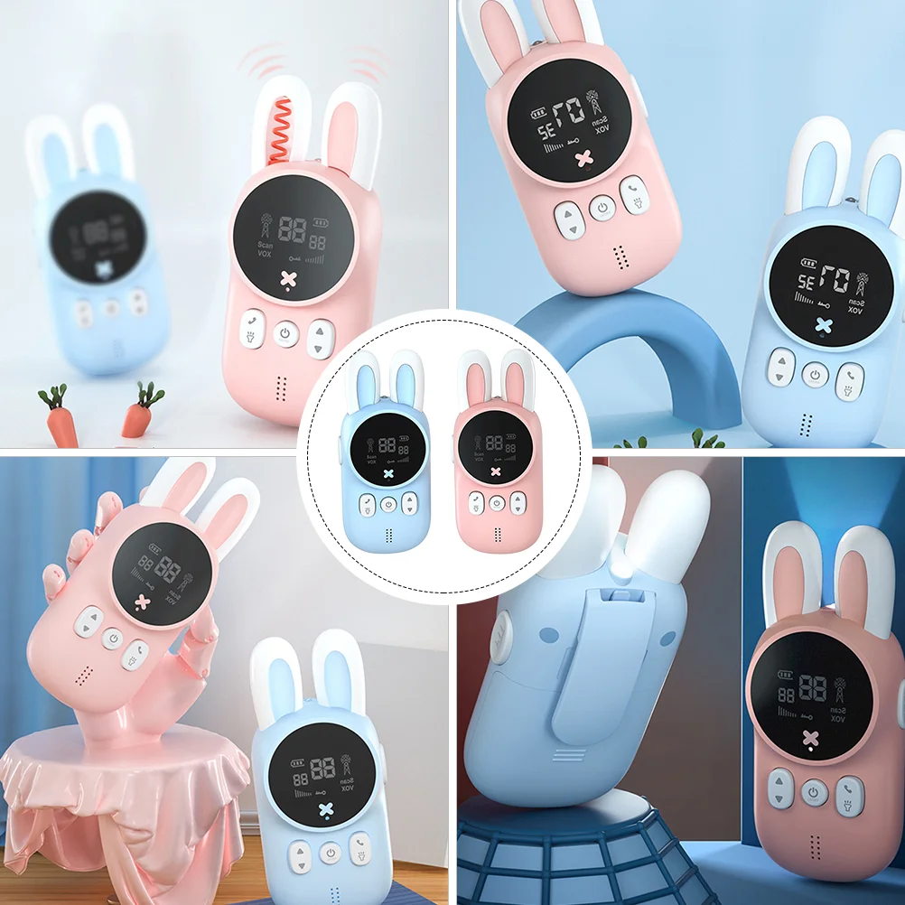 Walkietalkie Talkies Wirelesstransceiver Way Two Hiking Range Camping Distance Kidsfrequency