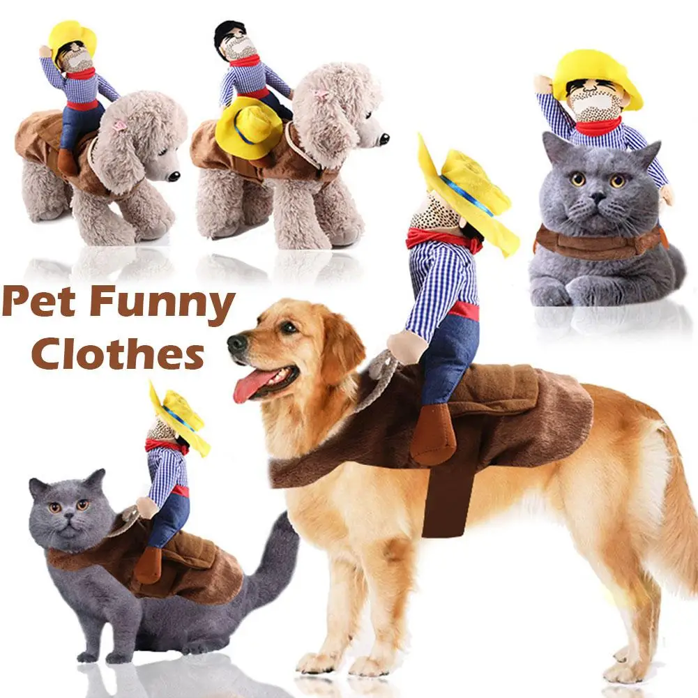 

Нарядное платье для собак на Хэллоуин, одежда для верховой езды, дышащая одежда для косплея, забавные мягкие Аксессуары для собак, костюм, костюм для собак Z7L6