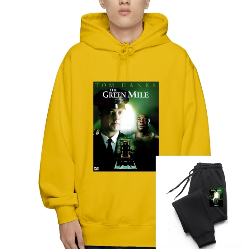 

Толстовка с капюшоном The Green Mile V3, белый постер фильма, флисовые S...5Xl