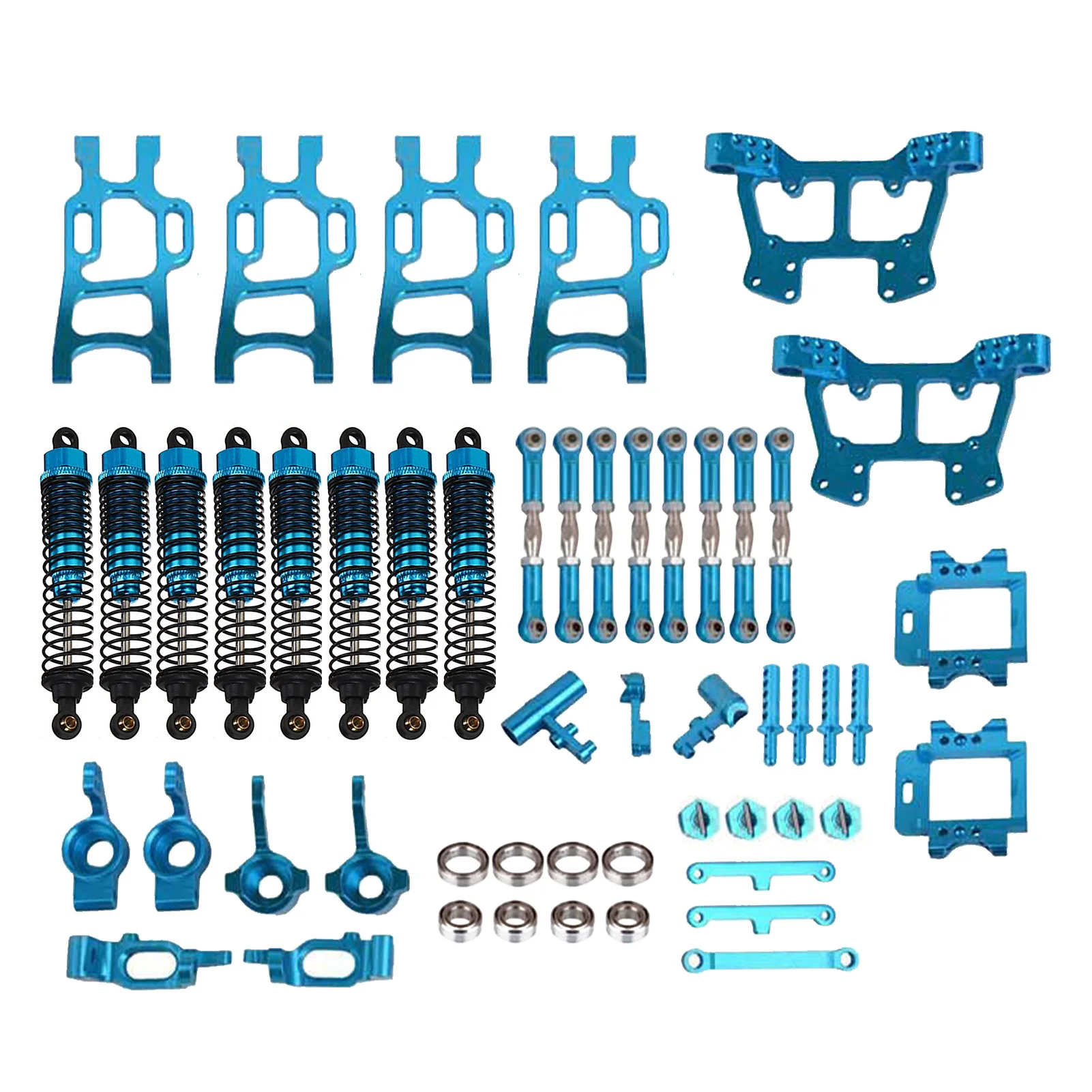 

DIY Styling RC Car Upgrade Kit Rear Axle Swing Arm Shock Absorber Off Road 1:10 Electric Monster Truck Toy For HSP 94108 94111