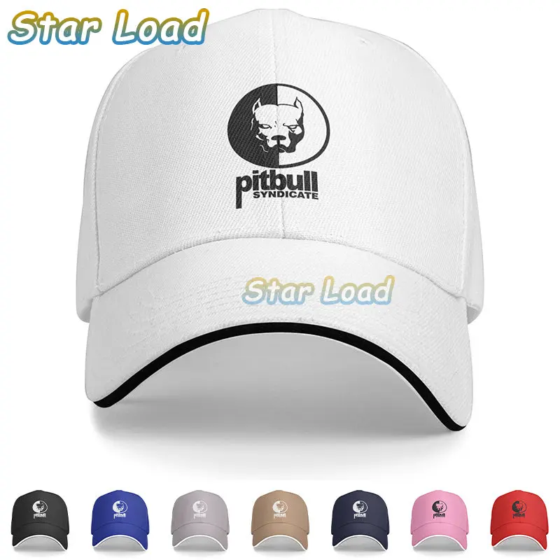 

Funny Cool Pitbull Trucker Cap American Pit Bull Spiked Dog Mesh Baseball Cap Bully Super Hero Dog Summer Sun Hat for Men Women