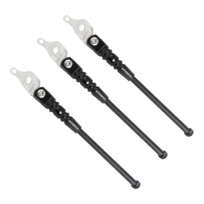 

3X Litepro Bicycle Kick Stand Road Bike Kickstand Mountain Bike Bicycle Cycle Rack For Brompton Accessories(Black)