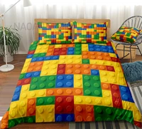3d colorful geometric bedding set home textile luxury cozy duvet cover set quilt cover king queen twin size with pillowcase