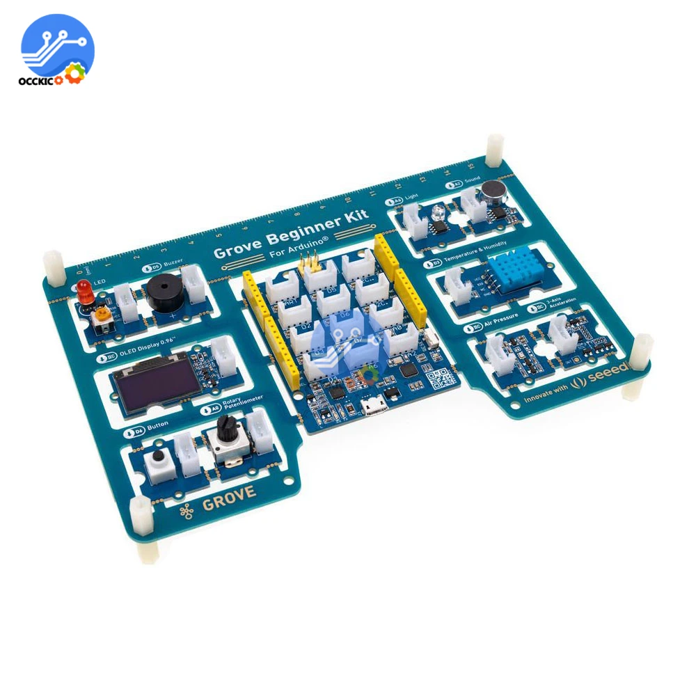 

Набор для начинающих, совместимая плата Arduino, ATmega328p, Seeeduino Lotus