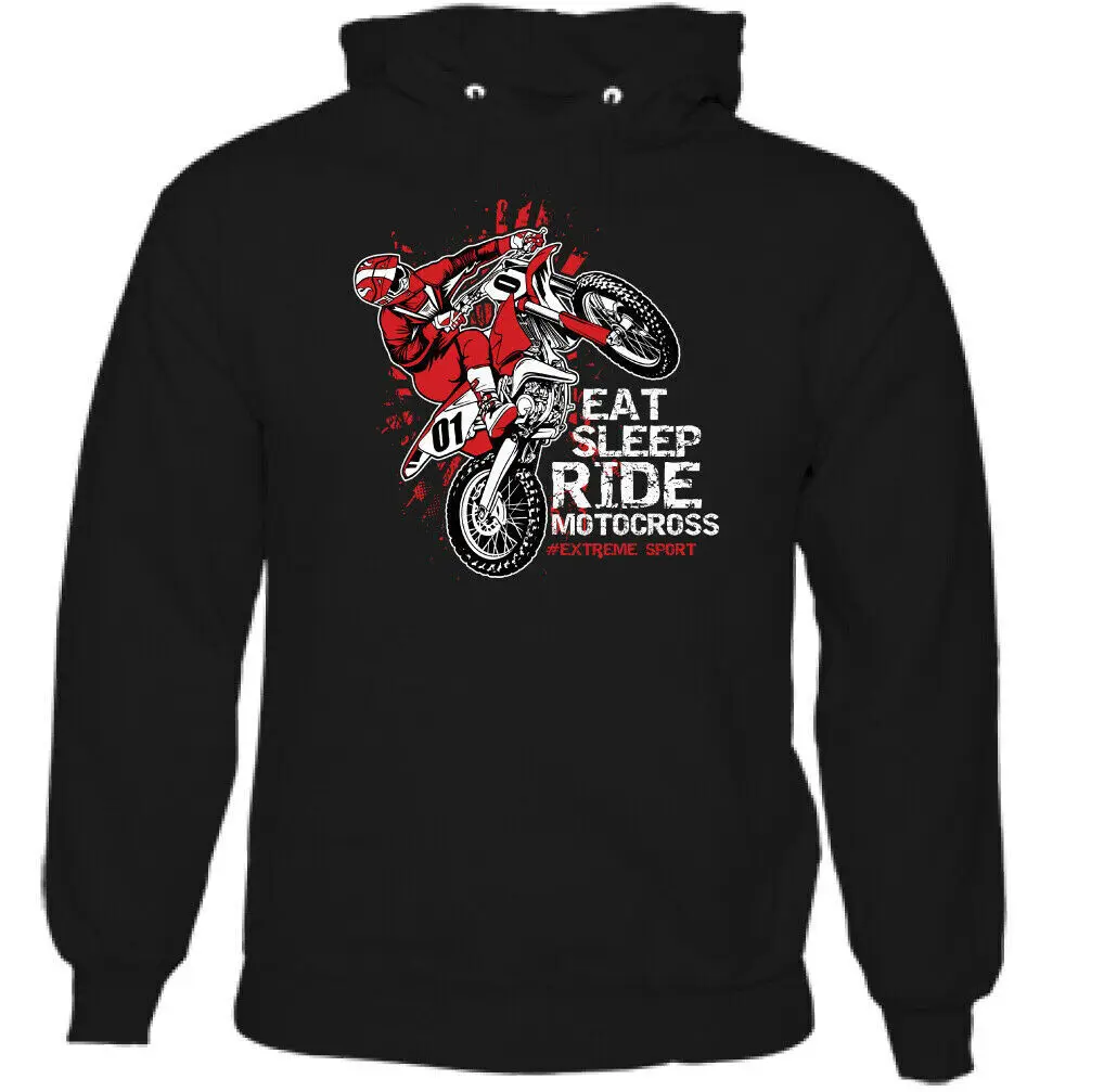 

Мужская забавная Толстовка для мотокросса Eat Sleep