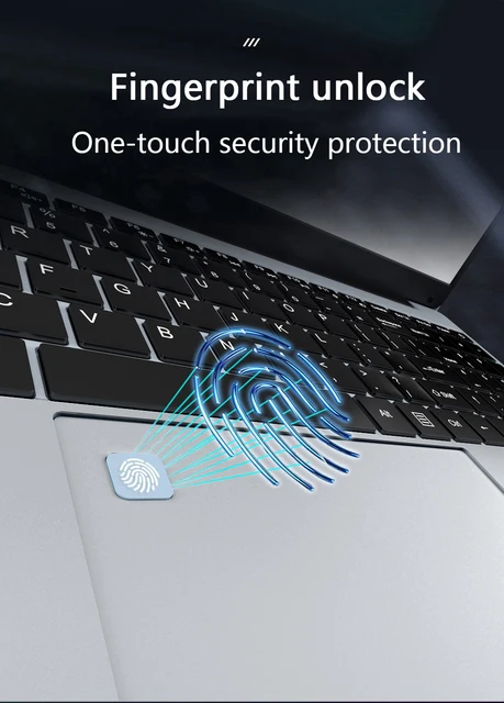 15.6 Inch 16GB Laptop 512GB SSD Windows 11 Notebook Intel Celeron N5095 Office Computer Backlit with Fingerprint WiFI Camera BT 5