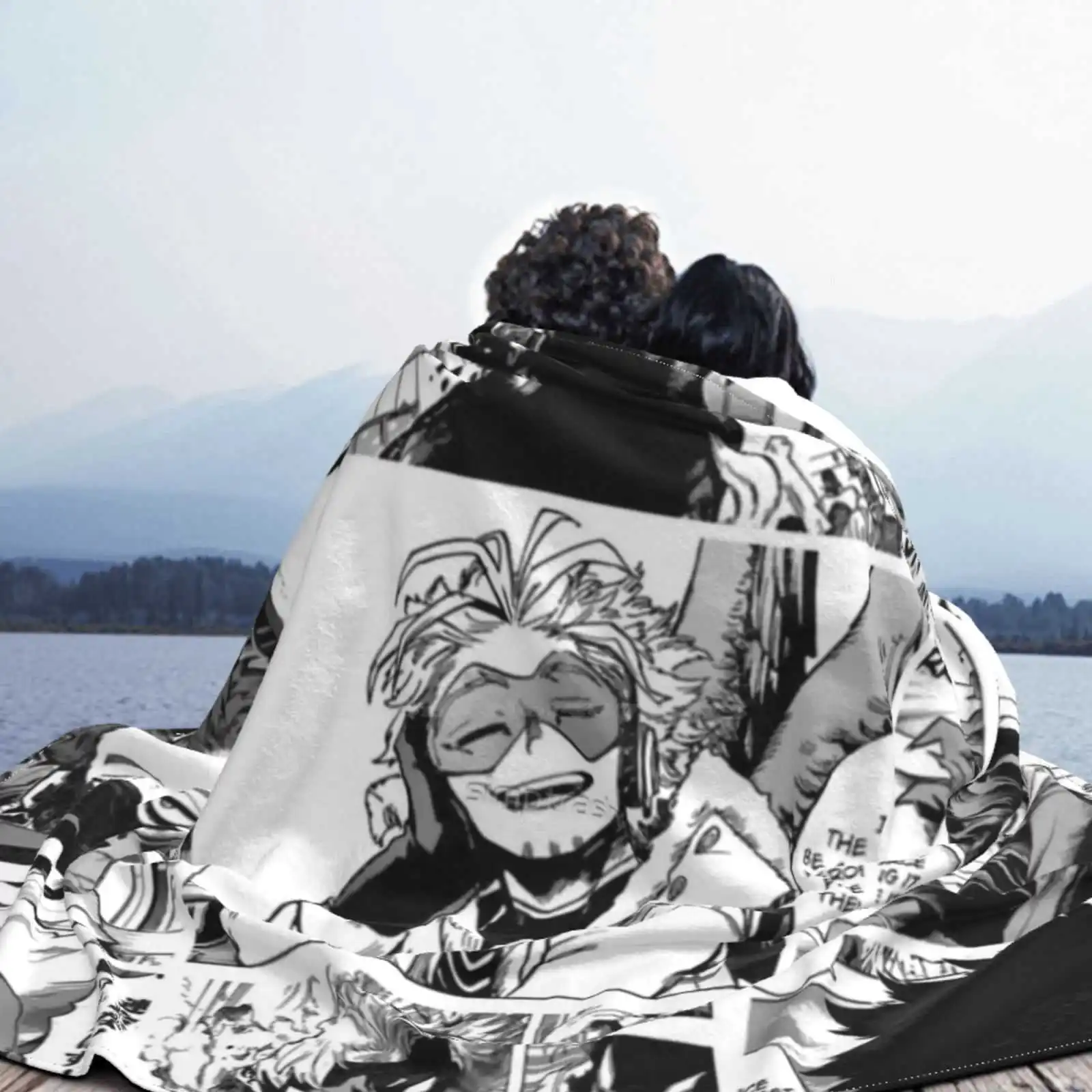 Манга Коллаж Все размеры Мягкое покрытие Одеяло Домашний декор Постельные