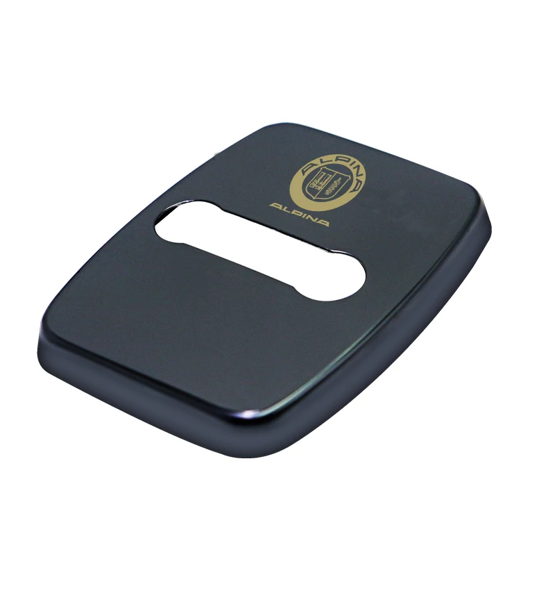 4PCS Car Door Lock cover Protect accessories For alpina bmw b3 b4 b5 b6 b7 c2 d3 d4 d5 xd3 xd4 sticker |