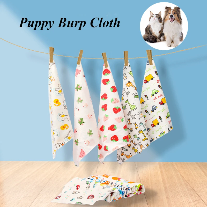 

Snap Fastener Dog Scarf Bandana Cotton Plaid Washable Cute Flower Pattern Scarf Breathable Cat Dog Accessories Beauty Products