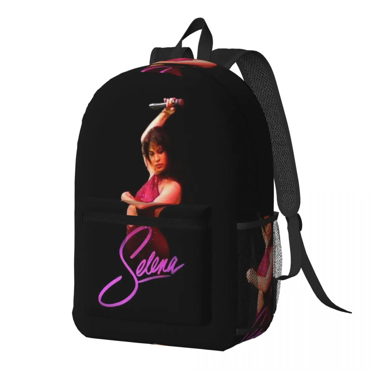 Фото Популярный рюкзак Selena Quintanilla Singer, вместительный рюкзак для мальчиков и девочек, школьная сумка, сумки на плечо для мужчин и женщин №1