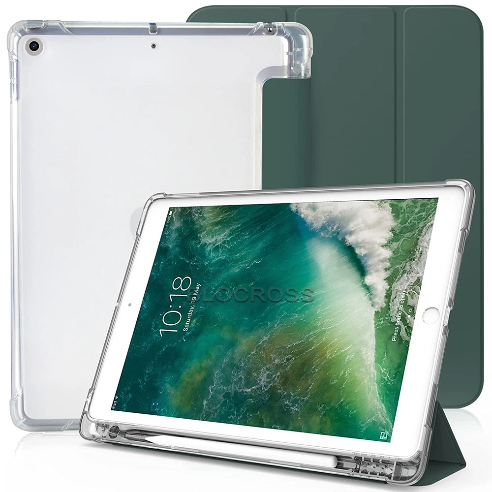 

For iPad 10.2 Inch 2021 iPad 9th 8th Gen 2019 iPad 7th Gen Pencil Holder for iPad 9.7 5/6th Air 2 10.5 Air 3 10.9 Air 5 4 Pro 11