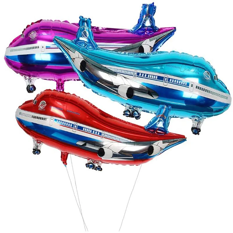 Воздушные шары из фольги в виде самолета 1 шт. |