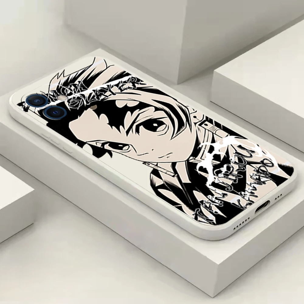 

Demon Slayer Agatsuma Zenits Phone Case For iPhone 11 12 13 11Pro 6 7 8 12mini XR XS 12Pro MAX SE 2020 13 Pro Soft TPU Funda