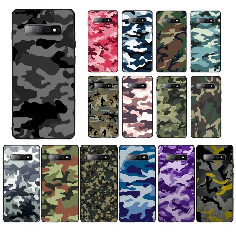 

YNDFCNB Camo military Phone Case for Samsung S10 21 20 9 8 plus lite S20 UlTRA 7edge