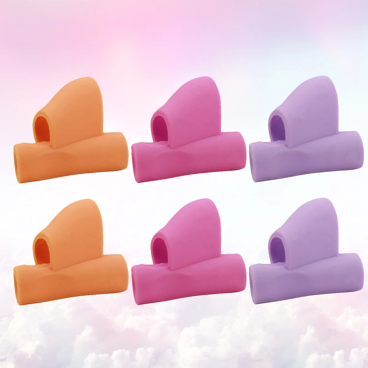 

Writing Kids Grip Aid Posture Correction Training Corrector Handwriting Finger Grips Device Silicone A