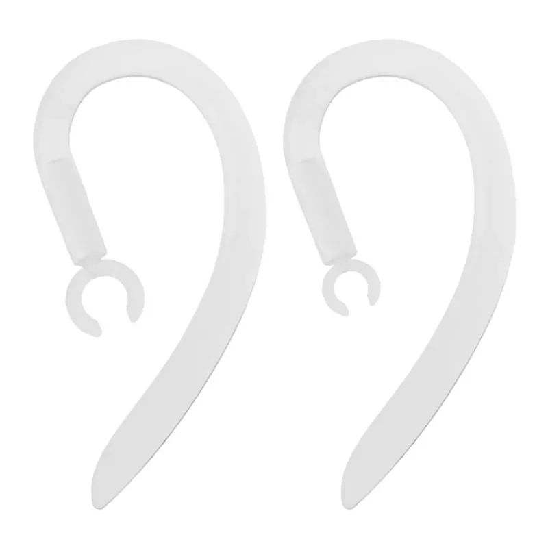 

OOTDTY 1 Pair Clear Silicone Rotary Retractable Earhook Earloop For Bluetooth Earphone Headset New 6*3*0.4CM