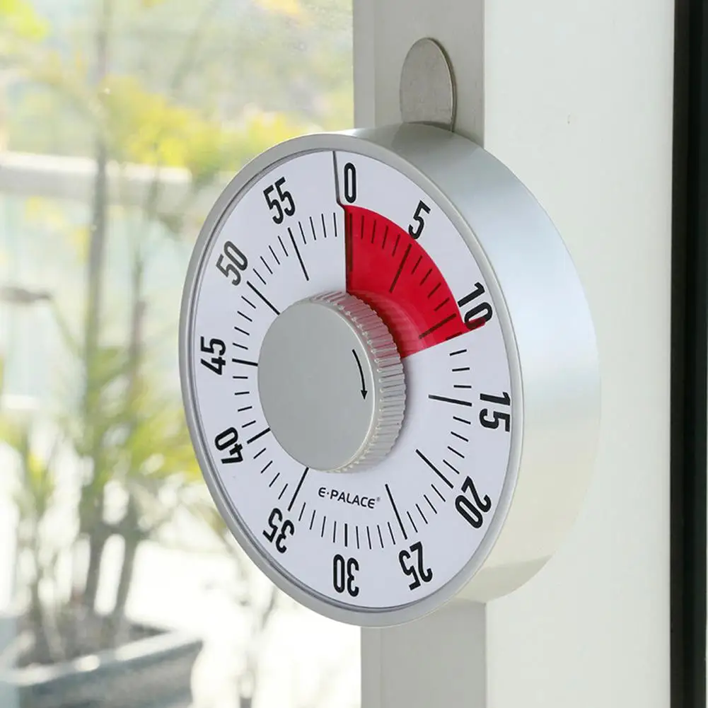 

Countdown Visual Timer Quiet Counting Magnet Clock for Classroom Teaching Homework Cooking Dropship