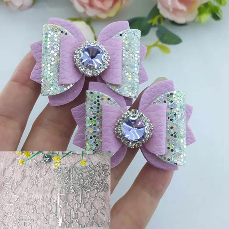 

New Bow metal cutting die mould scrapbook decoration embossed photo album decoration card making DIY handicrafts