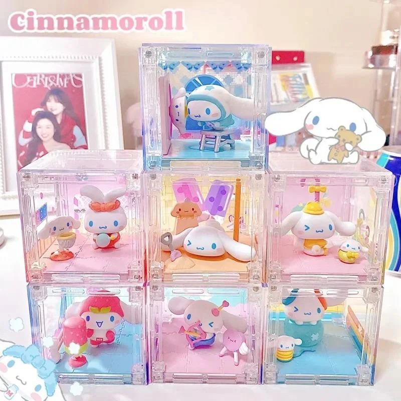 Новинка Sanrio Cinnamoroll декомпрессионная Клубная серия глухая коробка Kawaii Мультфильм