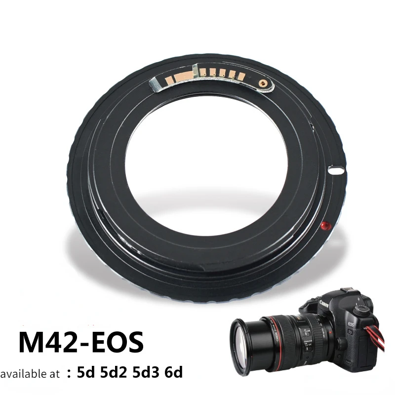

9th Generation M42-EOS Camera Electronic Ring For Luokou M42 Lens To EOS Digital SLR Camera Adapter Ring