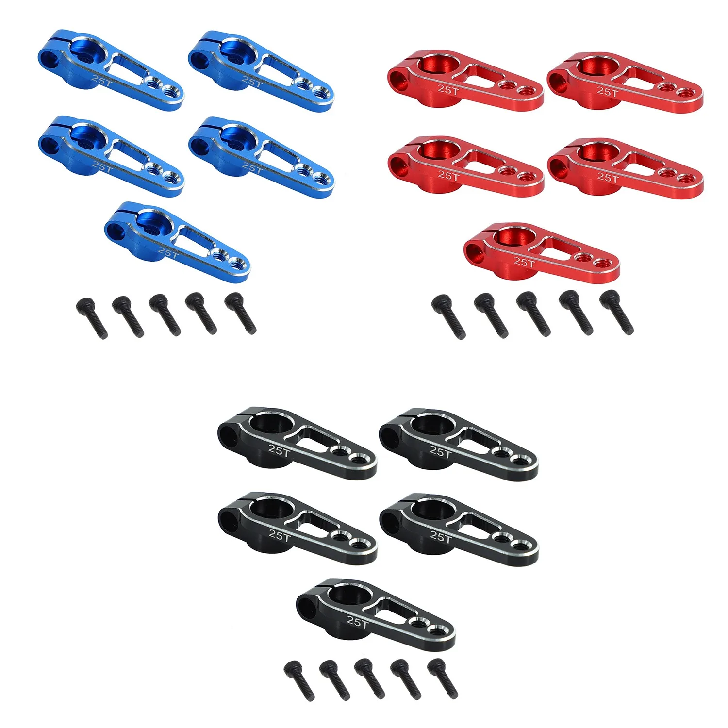 5 шт. алюминиевый сплав 31 мм 25 т рулевой сервопривод рожок для Futaba Sakura D4 1/10 детали