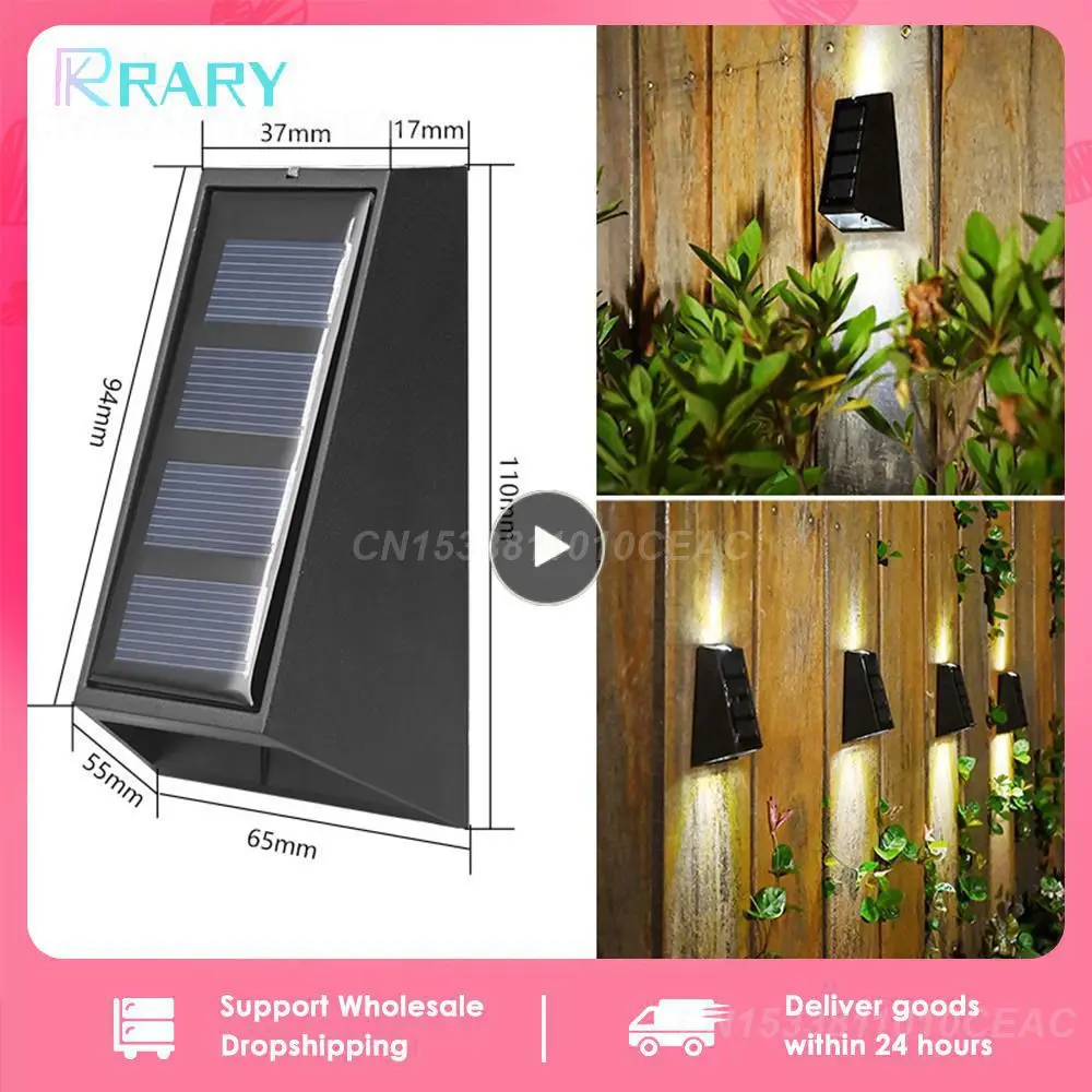

Waterproof Wall Washer Solar Energy Intelligent Light Control Wall Light Waterproof Washable Solar Charging Wall Lamp Outdoor