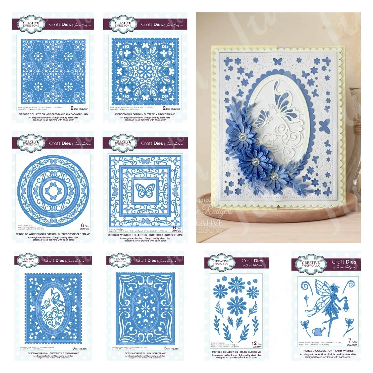 

Geometric Butterfly Frame Craft Die Cutting Dies New Arrivals 2023 Stencil for DIY Scrapbook Diary Decoration Embossing Template