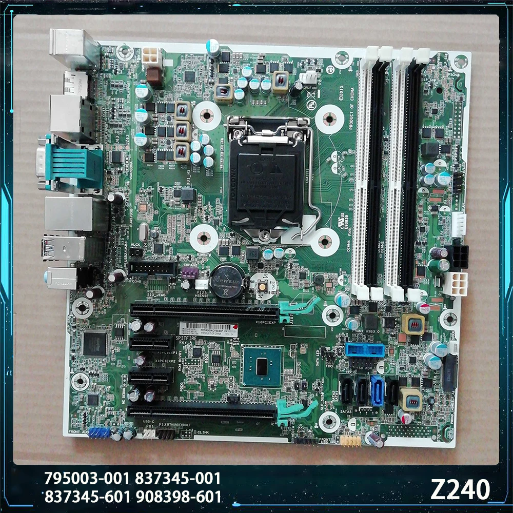 

For HP Z240 SFF 795003-001 837345-001 837345-601 908398-601 LGA1151 DDR4 Workstation Motherboard High Quality Fully Tested