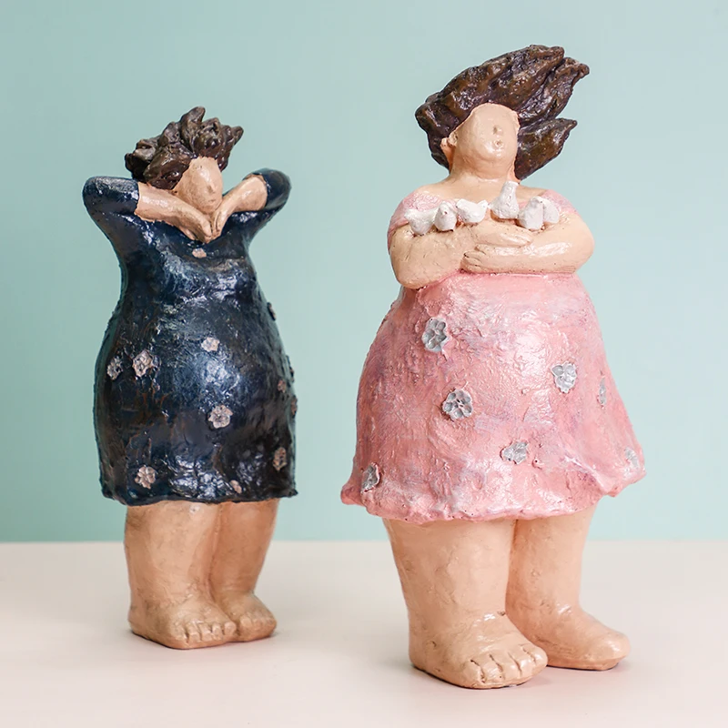 

Абстрактная объемная фигурка, европейская жесткая фигурка, для интерьера, дома, гостиной, спальни, настольное украшение