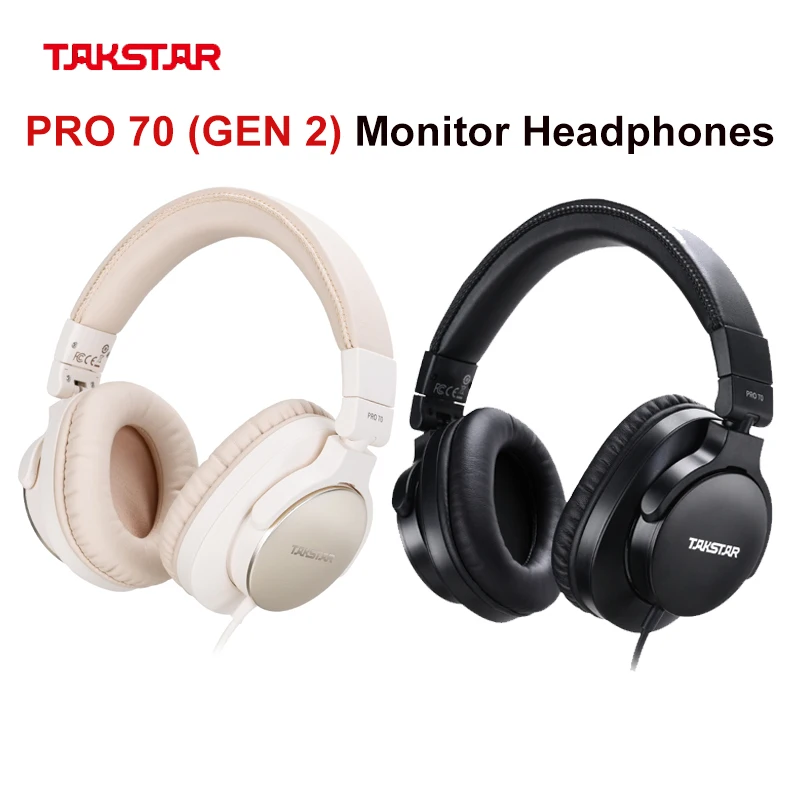 Фото Takstar PRO 70 GEN 2 Мониторные наушники Профессиональные студийные проводные наушники для различных полей №1