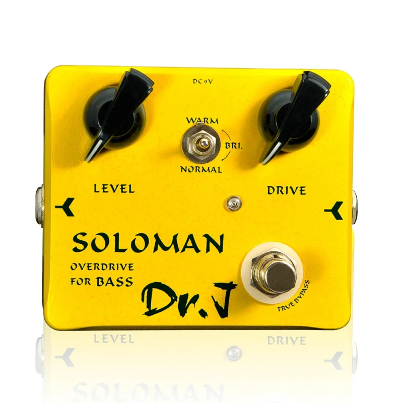

D52 SOLOMAN педаль для басов Overdrive, педаль для гитары, педаль с эффектами True Bypass, дизайн от рок до металла, для современного басового проигрывателя Solo