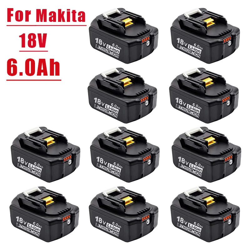 

Аккумуляторная батарея BL1850 BL1860B BL1860 BL1840 LXT, литий-ионный аккумулятор для Makita 18 в, для электроинструментов BL1840B, BL1830 194205-3 LXT-400