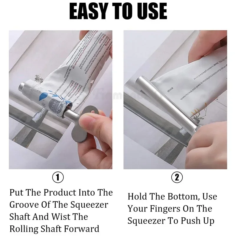 Выдавливатель для зубной пасты металлический дозатор из нержавеющей стали