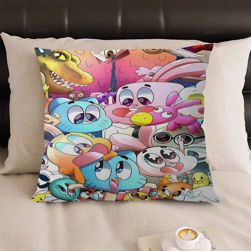 Чехол для подушки Amazing World с рисунком G-Gumball автомобильная наволочка дивана