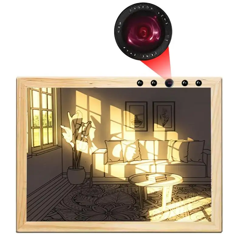 

Covert Camera Photo Frame 1080P Effective Protective Picture Covert Cameras High-Definition Home Security Video Recorder