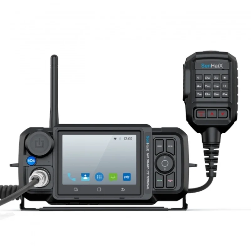 Фото Автомобильная радиостанция SenHaiX N61 4G с функцией POC, безлицензионная, для установки в транспортные средства, с Wi-Fi, Android, умная беспроводная интерком-система №1